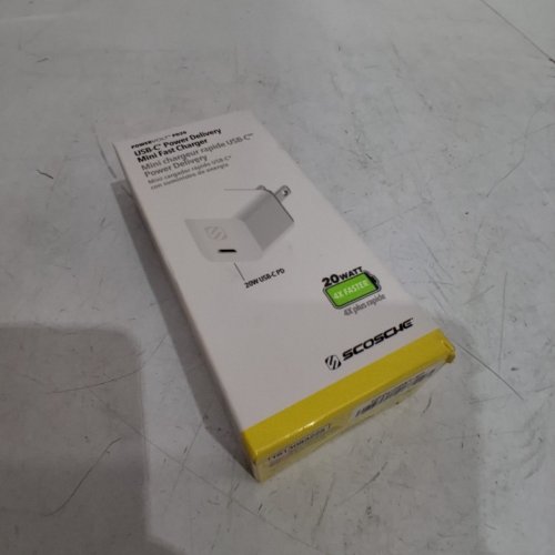 SCOSCHE USB-C PD MINI FAST WALL CHARGER - 20W - WHITE (MODEL: HPDC20WT V2) image 4