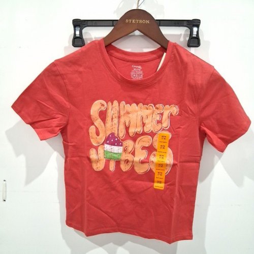 KID'S GEORGE "SUMMER VIBES" GRAPHIC T-SHIRT - MEDIUM (7-8) - RED (STYLE: GRS61023GZ) image 2