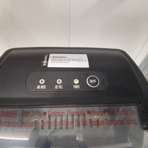 EUHOMY COUNTERTOP ICE MAKER - MAKES 26LBS/DAY - BLACK (MODEL: IM-06D) image 2