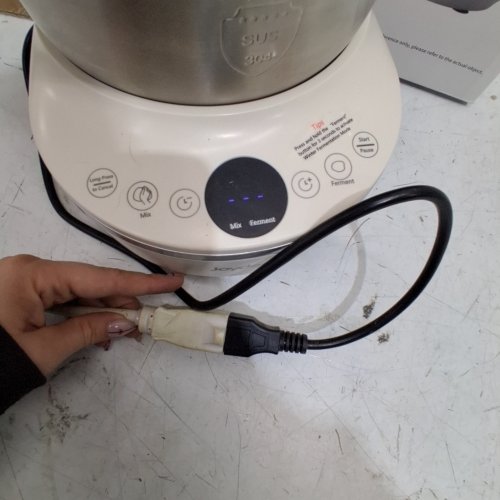 JOYDEEM 5-LITRE DOUGH MAKER - WHITE/STAINLESS STEEL - (MODEL: HMJ-A351) image 2