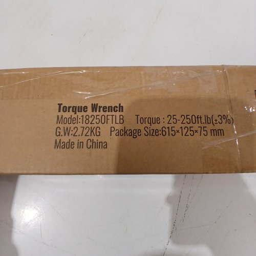 VEVOR TORQUE WRENCH 0.5" DRIVE CLICK TORQUE WRENCH - 25-250FT.LB - ORANGE (MODEL: 18250FTLB) image 4
