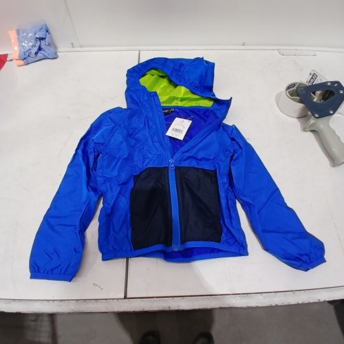 BOYS GEORGE WINDBREAKER - EXTRA SMALL (4-5) - BLUE (STYLE: GRS605328) image 3