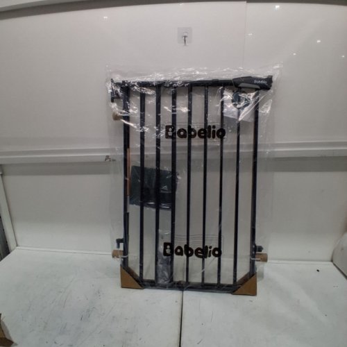 BABELIO HARDWARE MOUNTED BABY GATE - 26" - 43" X 34" - BLACK image 3