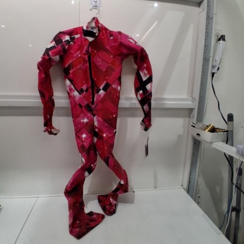 GIRL'S SYNC STELLAR RACING SUIT WITH PADDING - 12/14 - PINK image 2