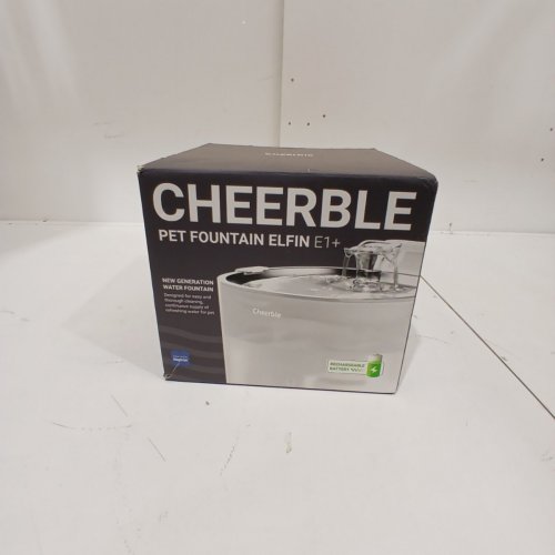 CHEERBLE PUMPLESS CAT WATER FOUNTAIN - 67OZ - WHITE (MODEL: E1) image 2