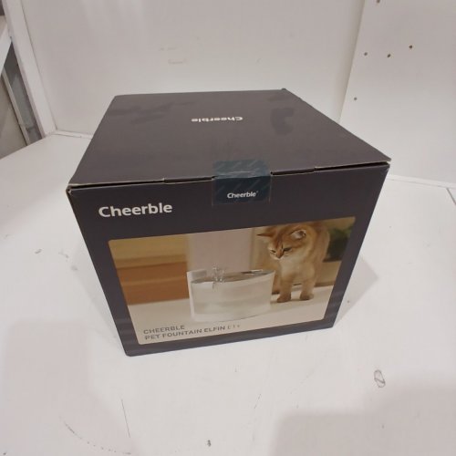 CHEERBLE PUMPLESS CAT WATER FOUNTAIN - 67OZ - WHITE (MODEL: E1) image 3