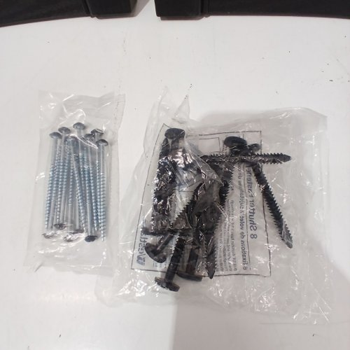 2PK WESTLAKE FAUX WOOD PLASTIC SHUTTER PANEL - 15" X 35" - BLACK image 3
