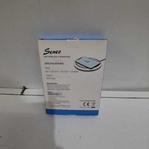 SENEO WAVEPAD FAST WIRELESS CHARGER PAD - 15W - BLACK (MODEL: PA149A) image 3