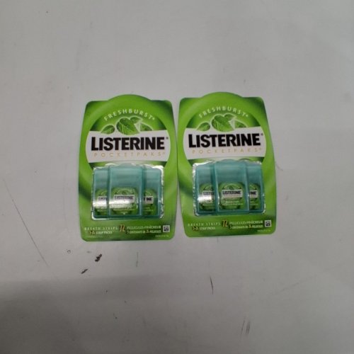2PK LISTERINE POCKETPAKS FRESH BURST FRESH BREATH STRIPS image 2