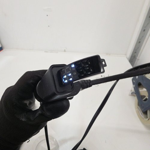 DIGITAL WATCH WITH VIBRATION ALARM AND TEMPERATURE DISPLAY - BLACK image 2