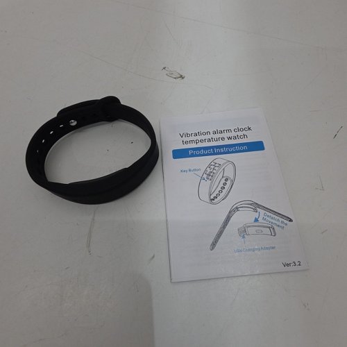 DIGITAL WATCH WITH VIBRATION ALARM AND TEMPERATURE DISPLAY - BLACK image 4
