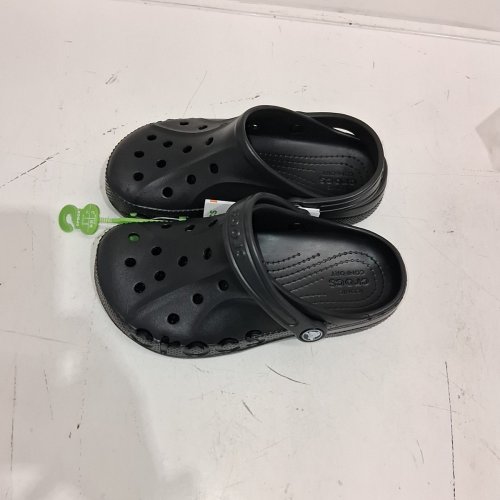 KIDS CROCS CLASSIC LINED CLOGS - SIZE 3 - BLACK image 2