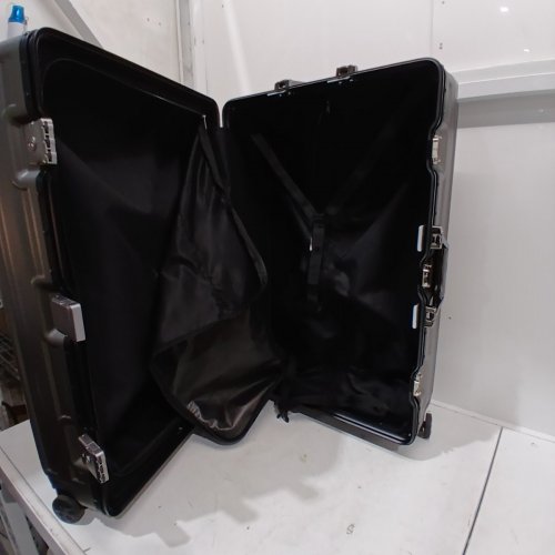 KRUTE PREMIUM ZIPPERLESS CHECKED LUGGAGE WITH TSA LOCK & SPINNER WHEELS - LIGHTWEIGHT, HARDSHELL 28" - GREY image 5