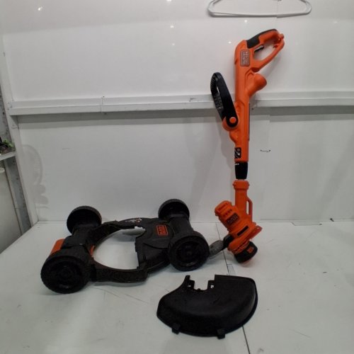 BLACK + DECKER 3-IN-1 COMPACT ELECTRIC TRIMMER MOWER - 12" - ORANGE (MODEL: BESTA512CM) image 2