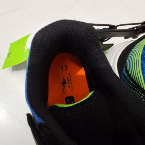 BOY'S LIGHT UP ATHLETIC SHOES - 13 - BLACK, BLUE, GREEN, ORANGE, WHITE image 4