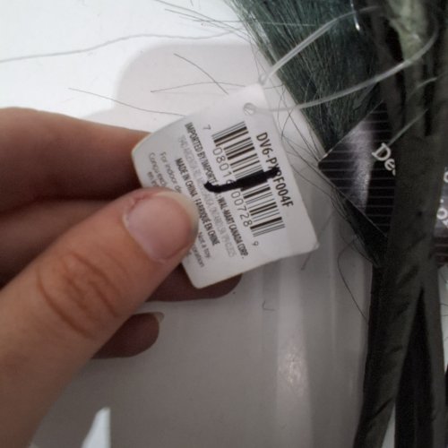 12PK WAY TO CELEBRATE! DECORATIVE FEATHER PICKS FOR VASES - GREY/BLACK image 2