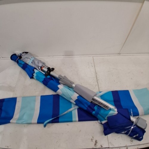 RIO BEACH UMBRELLA WITH ANCHOR - 7.5 FT - BLUE (MODEL: 1985294) image 3