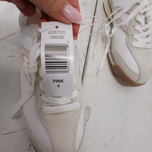 WOMEN'S TRETORN JOGGER SNEAKERS - SIZE 8 - IVORY/PINK (STYLE: 1880382) image 3