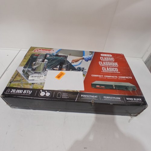COLEMAN PERFECTFLOW 2-BURNER PROPANE STOVE - 20,000 BTU - GREEN (MODEL: 2000020943NP) image 6