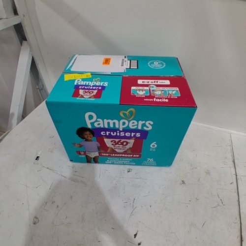 76PK PAMPERS CRUISERS 100% LEAKPROOF 360° GAP-FREE FIT DIAPERS - SIZE 6 image 2