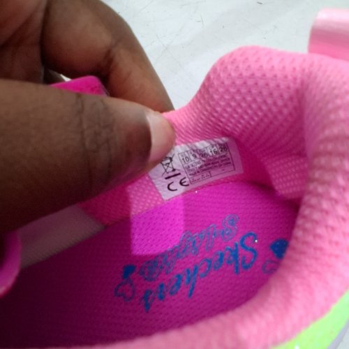 GIRL'S SKECHERS MY DREAMERS SNEAKER - SIZE 10 - PINK/WHITE image 2