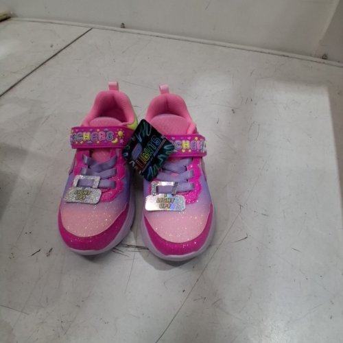 GIRL'S SKECHERS MY DREAMERS SNEAKER - SIZE 10 - PINK/WHITE image 3