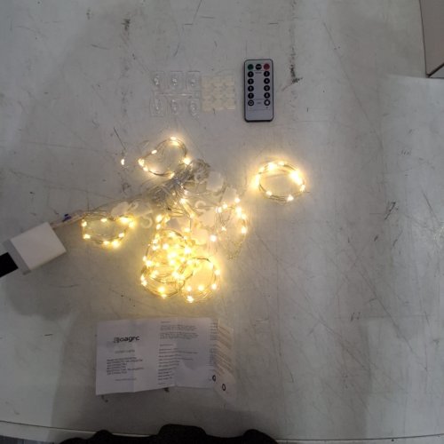 SOAGRC CURTAIN LED STRING LIGHTS - 5V - 6FT X 6FT - WARM WHITE image 2