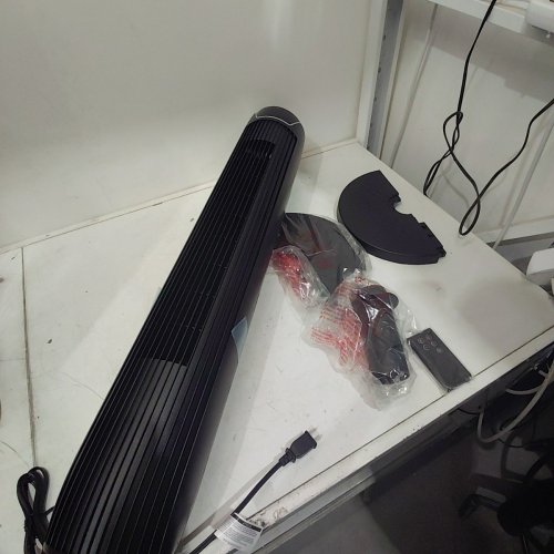 SENVILLE OSCILLATING TOWER FAN WITH 3 SPEED TIMER, 42" ADJUSTABLE HEIGHT - BLACK (SENTF-19JRA) image 3