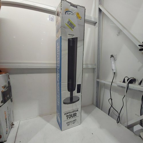 SENVILLE OSCILLATING TOWER FAN WITH 3 SPEED TIMER, 42" ADJUSTABLE HEIGHT - BLACK (SENTF-19JRA) image 5