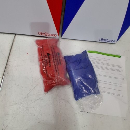 GOSPORTS PORTABLE CORNHOLE PLAYSET WITH 6 BEAN BAGS - BLUE/RED (MODEL:CH-03) image 4