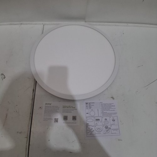 ZEMTY LED CEILING LIGHT FIXTURE WITH 3 LIGHT TEMPERATURES - 3000K/4500/6000K - WHITE (MODEL: 63242008-01) image 2