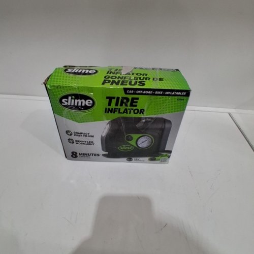 SLIME PORTABLE LIGHTWEIGHT STANDARD TIRE INFLATOR - 850 CUBIC-INCH PER MINUTE - BLACK (MODEL: 42004) image 7