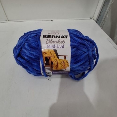 BERNAT BLANKET MIST-ICAL YARN - 10.5 OZ, 220 YARD/660FT - CRYSTAL OCEAN BLUE (STYLE: MIST-ICAL) image 3