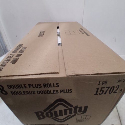 8PK BOUNTY DOUBLE PLUS PAPER TOWEL ROLLS - 103 SHEETS/ROLL - WHITE (MODEL: 15702) image 3