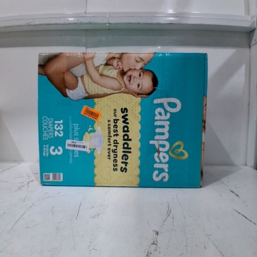 132PK PAMPERS SWADDLERS DIAPERS - SIZE 3 (1326LB) image 3