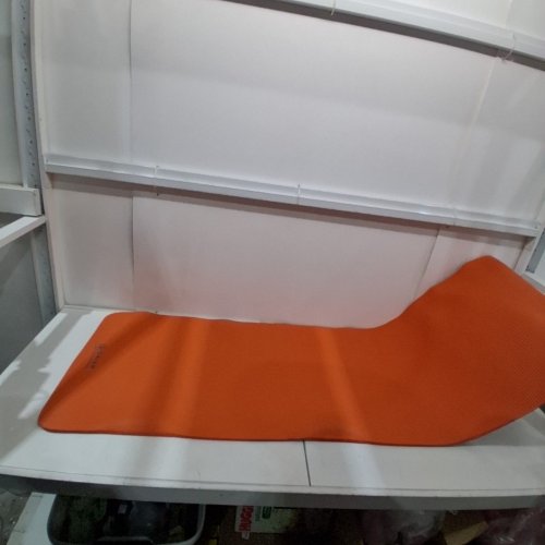 GAIAM THICK YOGA FITNESS & EXERCISE MAT - 72" X 24" - ORANGE image 2