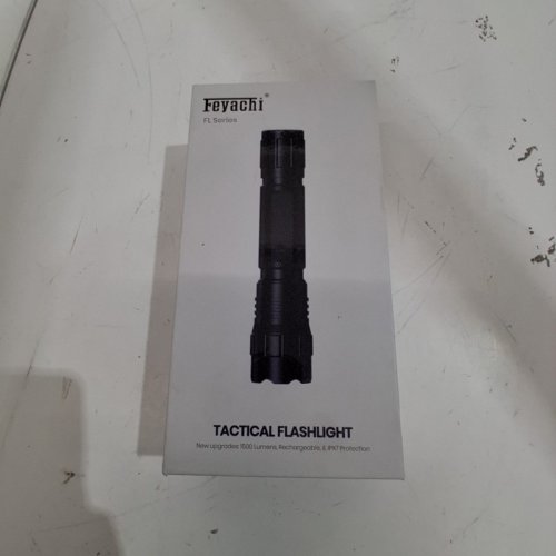 FEYACHI FL SERIES TACTICAL UPGRADED FLASHLIGHT, WATERPROOF - 1500 LUMEN, USB-C - BLACK (MODEL: FL11) image 5