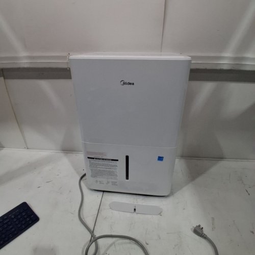 MIDEA ENERGY STAR CERTIFIED EASYDRY DEHUMIDIFIER - 50 PINTS/DAY - 4500SQ.FT - WHITE (MODEL: MAD50P1AWS) image 3