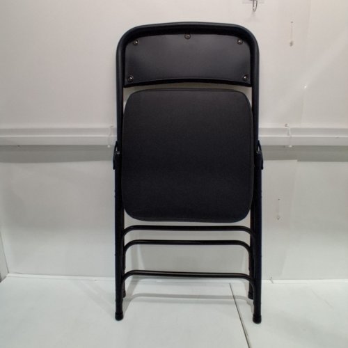 PADDED FOLDING CHAIR - BLACK image 6