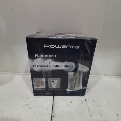 ROWENTA PURE BOOST 2-IN-1 STEAMER & IRON - 1875W - BLUE / WHITE image 5
