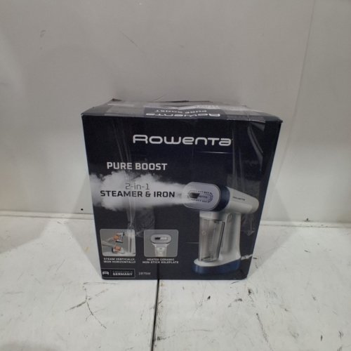 ROWENTA PURE BOOST 2-IN-1 STEAMER & IRON - 1875W - BLUE / WHITE image 6