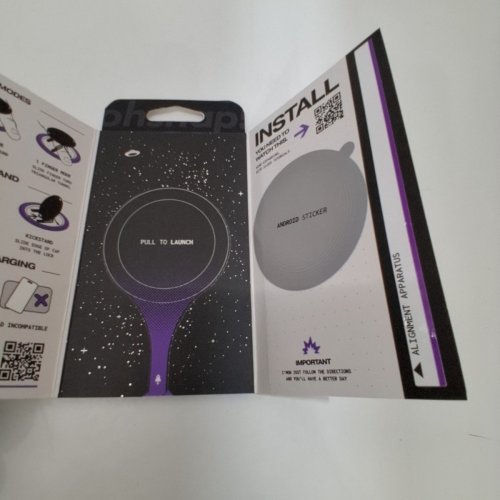 OHSNAP! SNAP 4 LUXE EXPANDING MAGSAFE PHONE GRIP AND STAND - CRANBERRY SMASH image 2