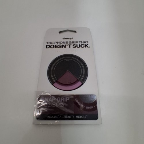 OHSNAP! SNAP 4 LUXE EXPANDING MAGSAFE PHONE GRIP AND STAND - CRANBERRY SMASH image 3