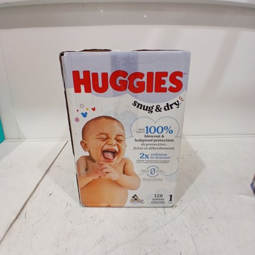 128PK HUGGIES SNUG AND DRY DIAPERS - SIZE 1 image 3
