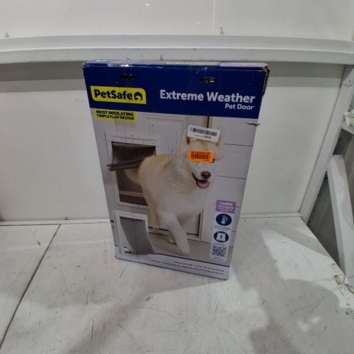 PETSAFE EXTREME WEATHER ENERGY EFFICIENT PET DOOR, WHITE, LARGE image 4