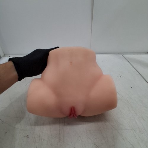 AUTOMATIC MALE MASTURBATOR WITH SUCKING VAGINA CHANNEL - 8LBS - NATURAL image 3