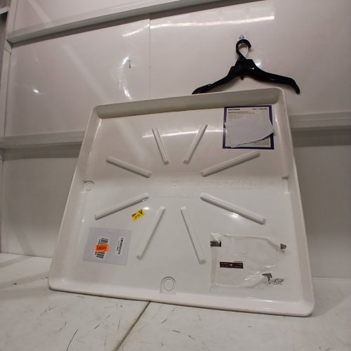 EASTMAN WASHING MACHINE DRAIN PAN FOR STACKABLE UNITS - 30" X 32"OD - WHITE image 2