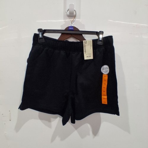 WOMEN'S NO BOUNDARIES FRENCH TERRY SHORTS - MEDIUM - BLACK image 2