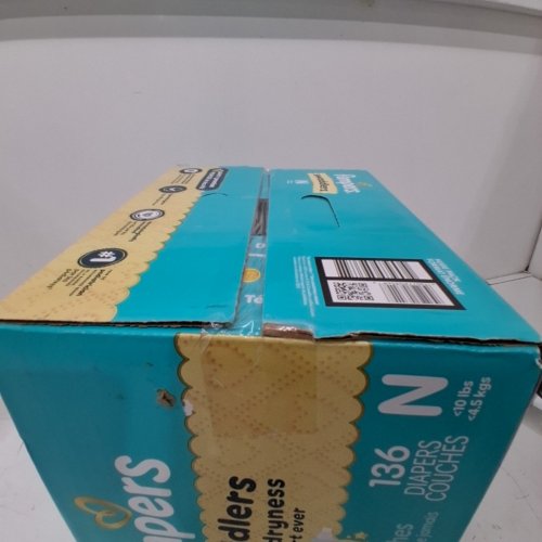 136PK PAMPERS SWADDLERS SKIN SAFE DISPOSABLE DIAPERS - NEWBORN image 3
