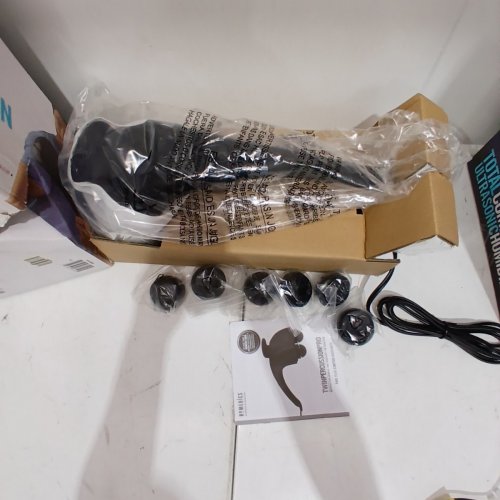 HOMEDICS TWIN PERCUSSION PRO MASSAGER WITH HEAT - BLACK (MODEL: HHP-385H) image 4